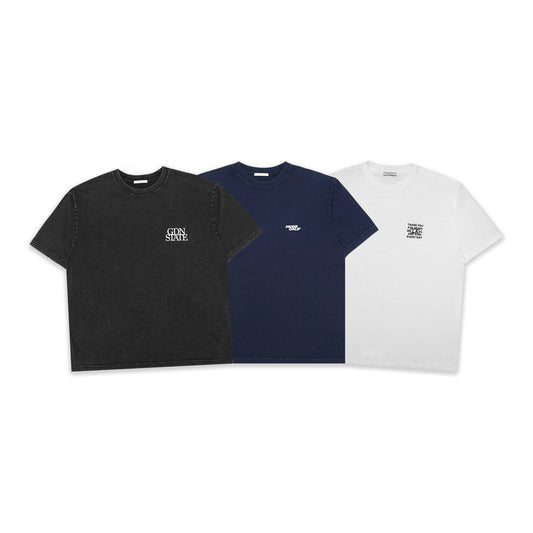 Bayflow Sun Flower Logo Washed T-Shirt