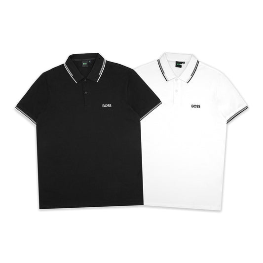 HGB Athleisure Embroidery Logo Polo Shirt