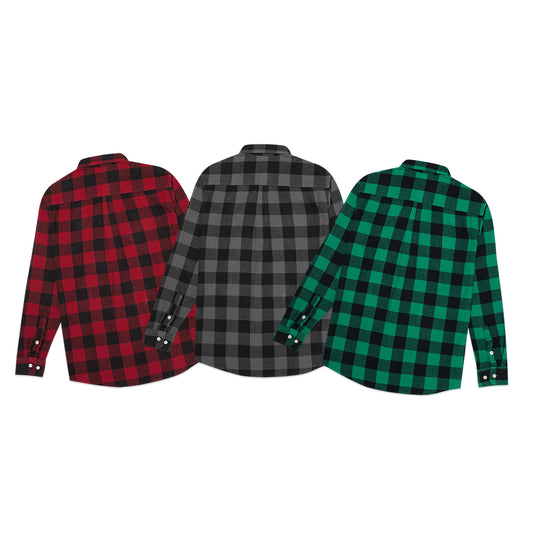 ANF Checkered Flannel Long Sleeve Shirt