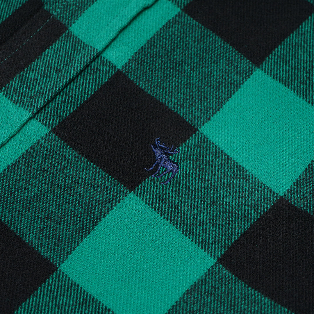 ANF Checkered Flannel Long Sleeve Shirt