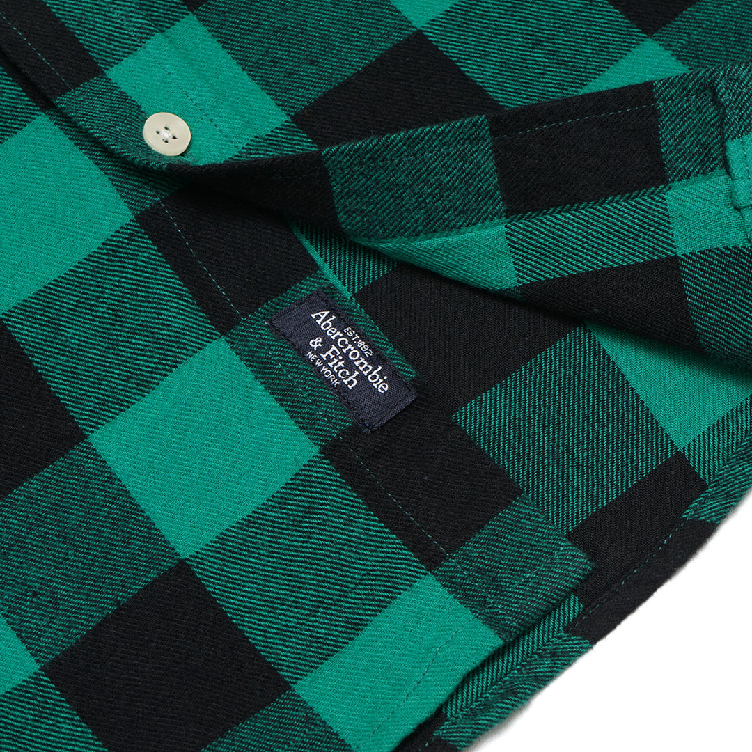 ANF Checkered Flannel Long Sleeve Shirt