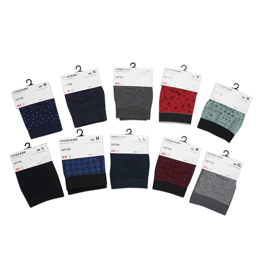 UNQ Regular Rise With Fly Cotton Boxer Briefs