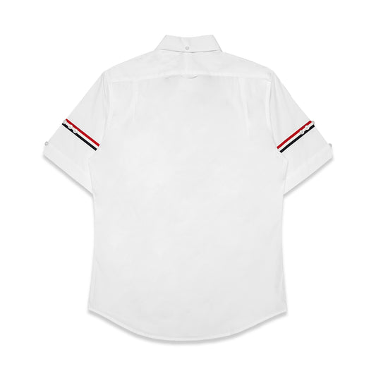 TBN Poplin Grosgrain Armband Short Sleeve Shirt