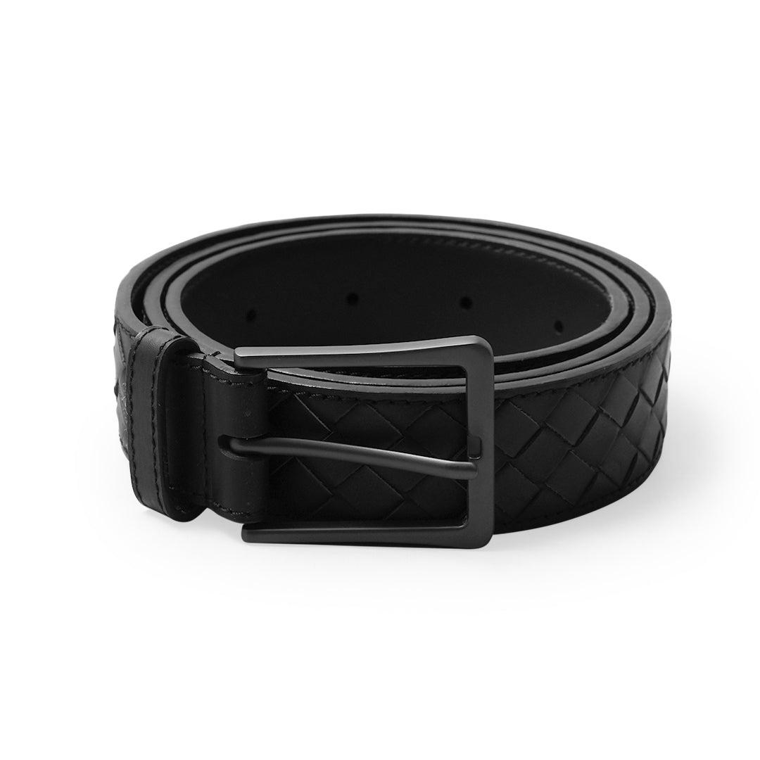 FOLX Intrecciato Leather Belt