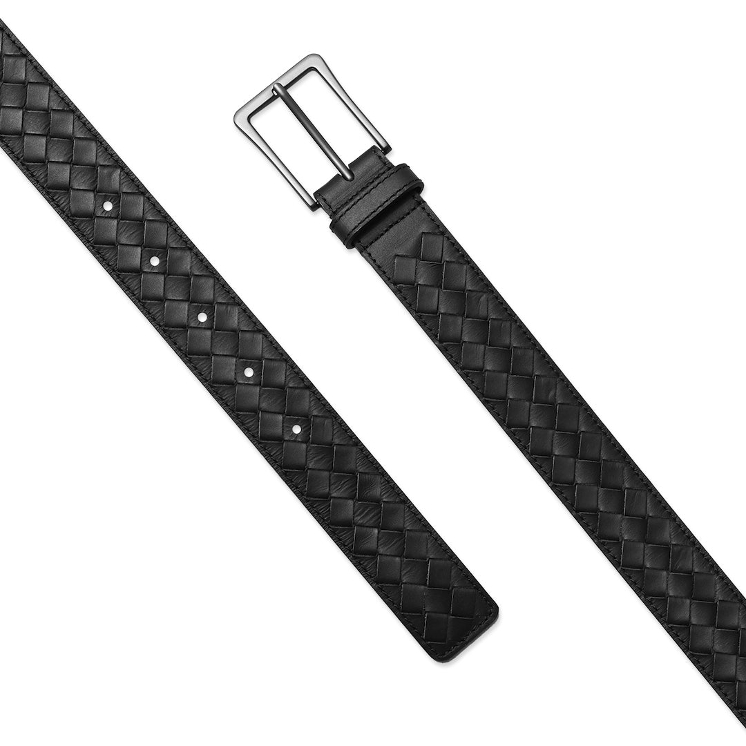 FOLX Intrecciato Leather Belt