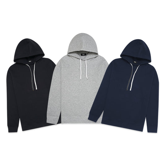 FOLX Double Jersey Monochrome Drawstring Hoodie