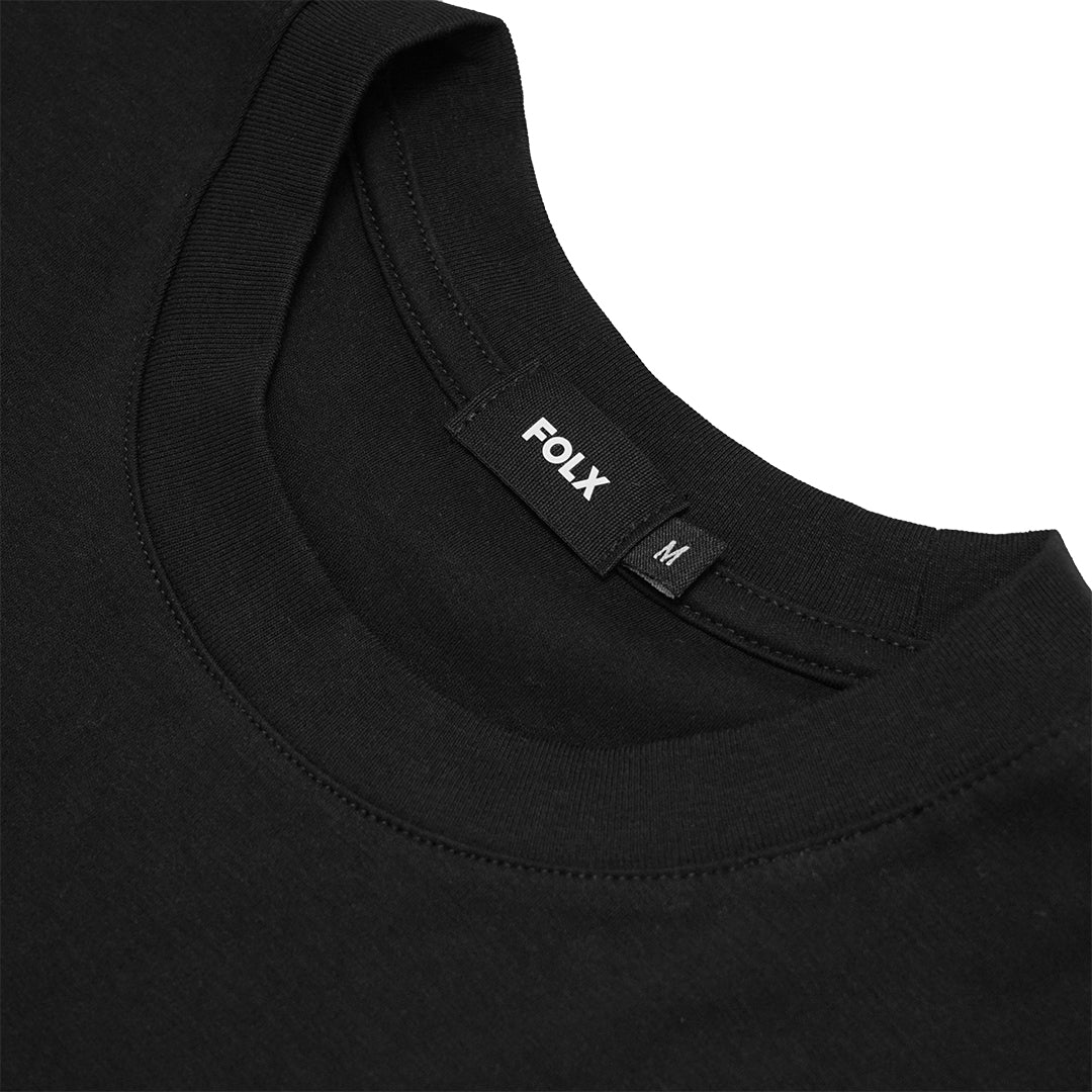 FOLX Loose Fit Mercerised Cotton T-Shirt