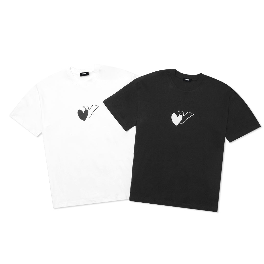 FOLX Heart Logo Mercerised T-Shirt