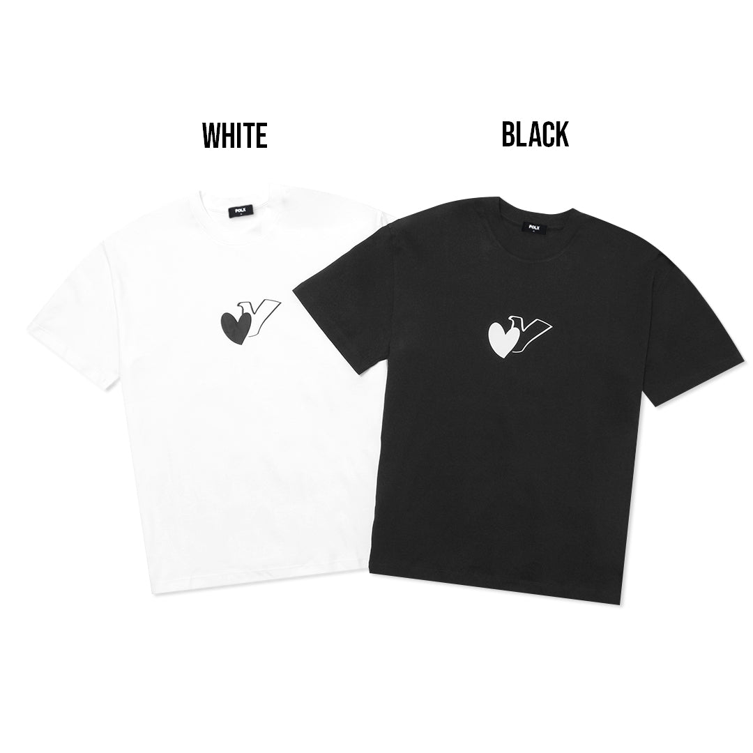 FOLX Heart Logo Mercerised T-Shirt