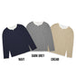 FOLX U Collar Faux Layered Long Sleeve T-Shirt