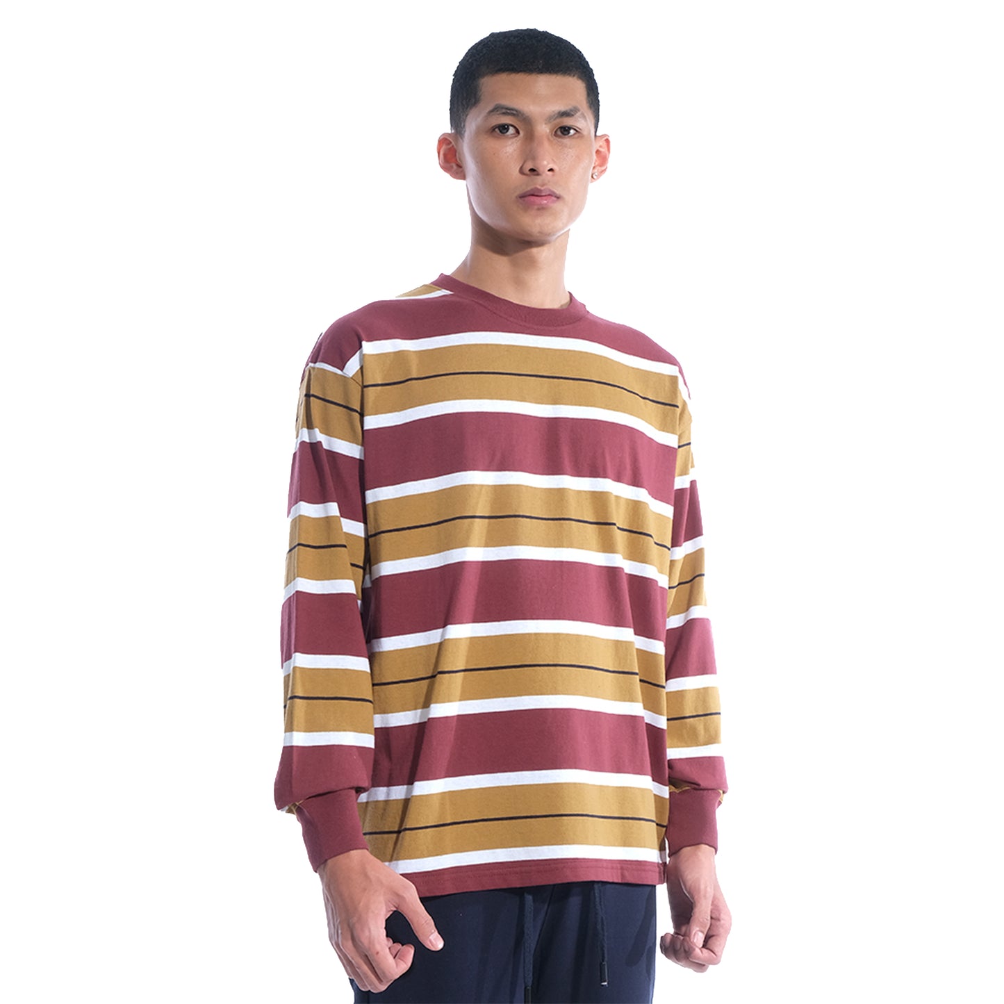 FOLX Multi Border Long Sleeve T-Shirt