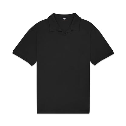 FOLX Open Collar Mercerised Cotton Polo Shirt