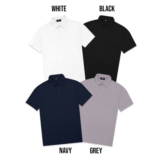 FOLX Bottom Embroidery Polo Shirt