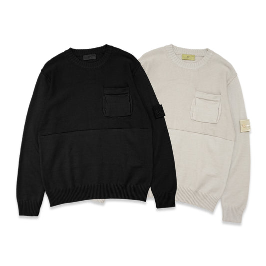 SIL Tonal Signature Badge Knitted Sweater