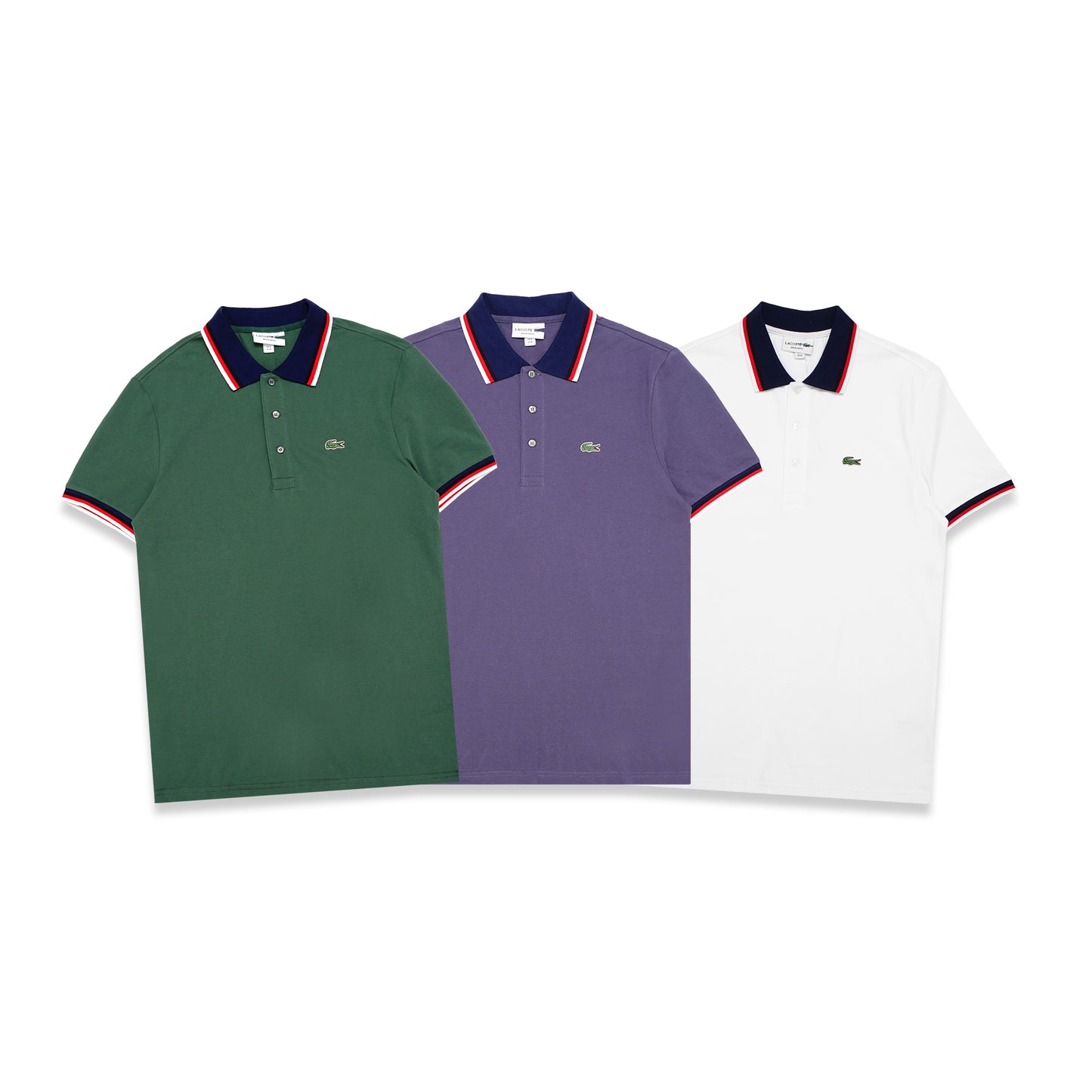 LCST Contrast Collar and Cuffs Regular Fit Polo Shirt