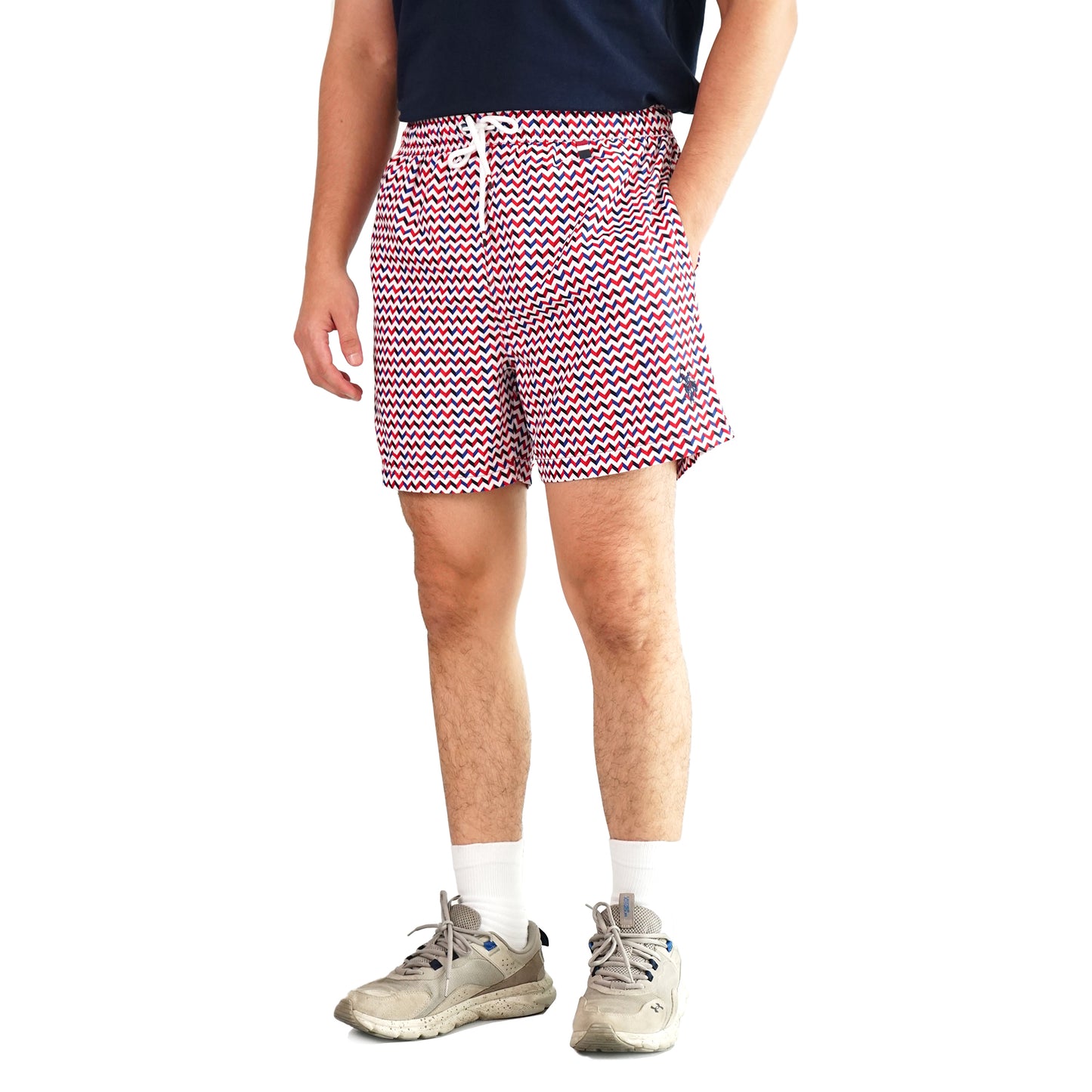 U.S. Polo Assn. Zig-Zag Swim Shorts