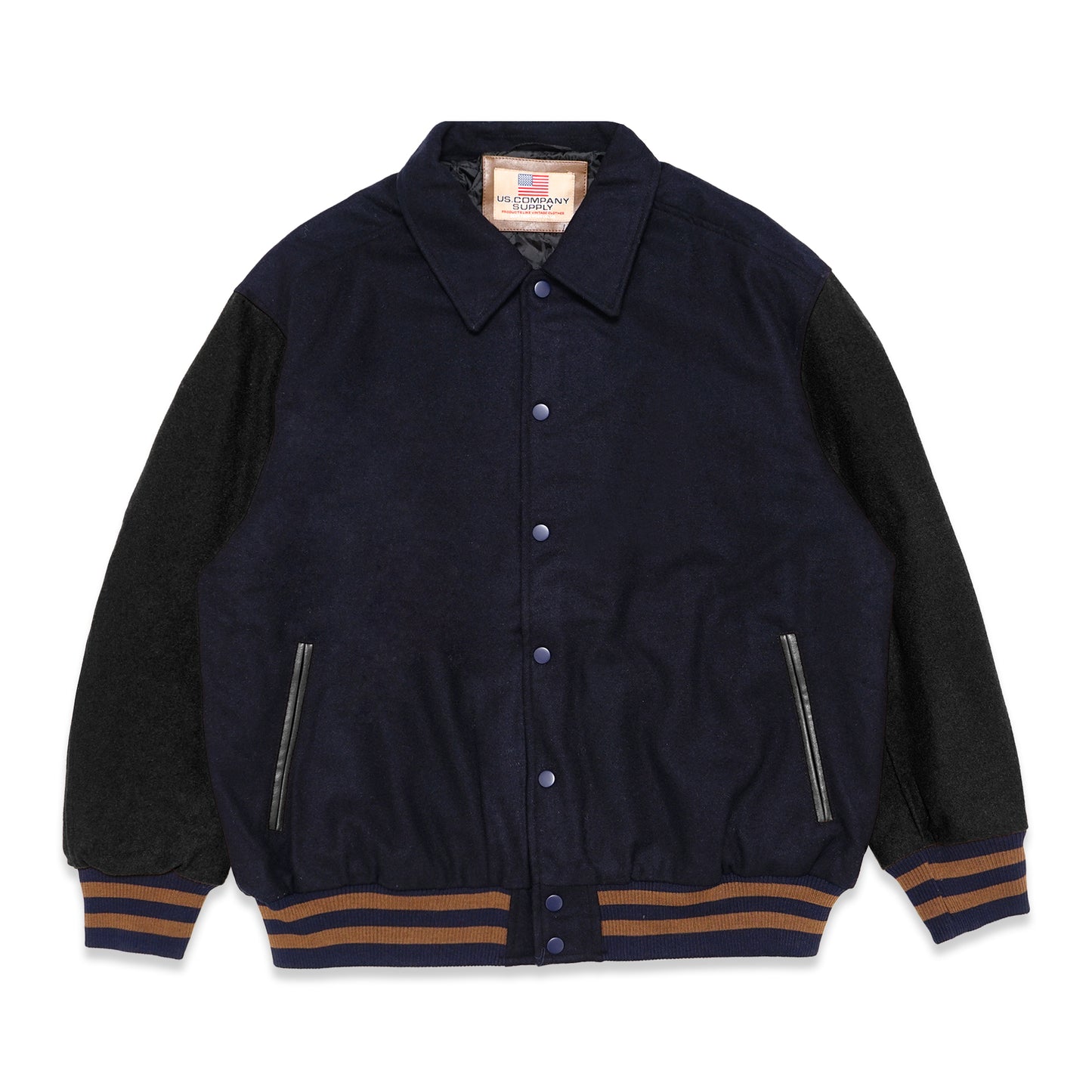 U.S. Company Supply Basic Padded Varsity Jacket