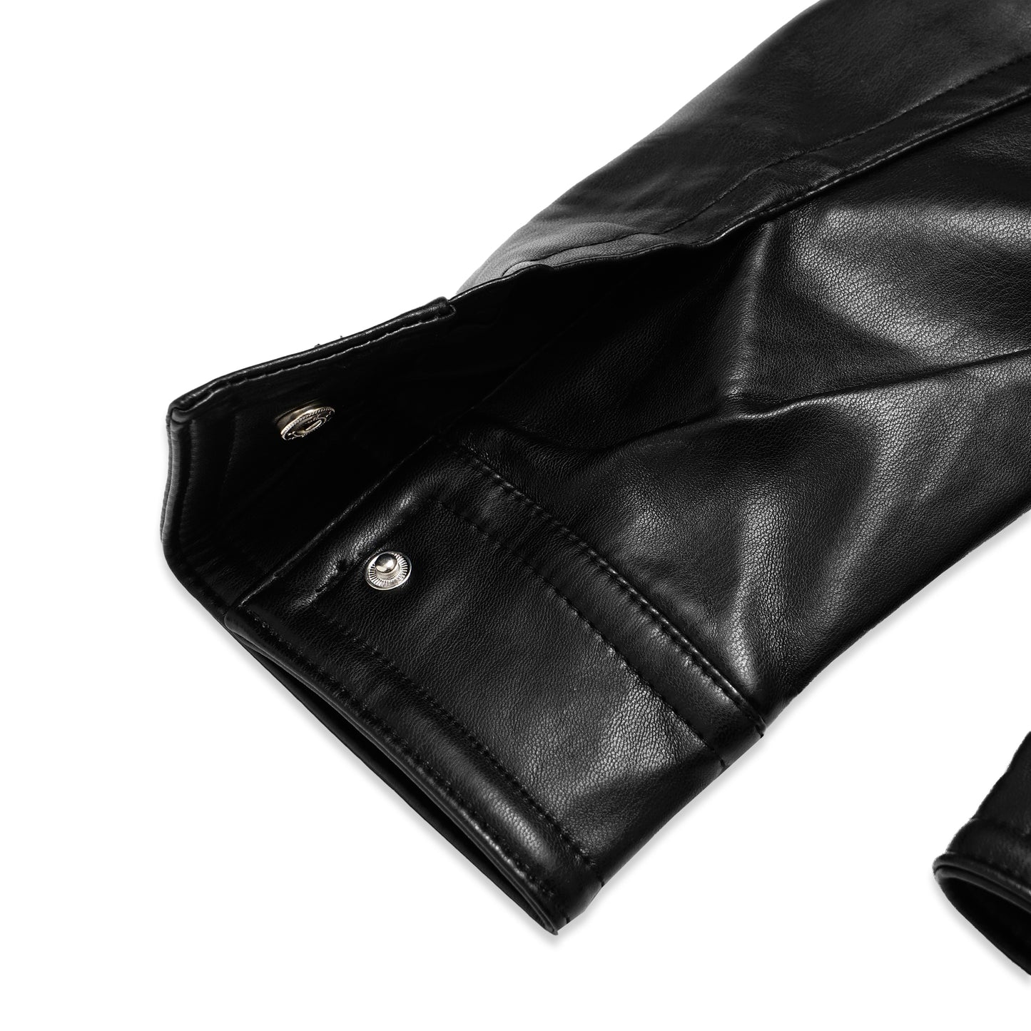 ZRA Zipped Faux-Leather Jacket