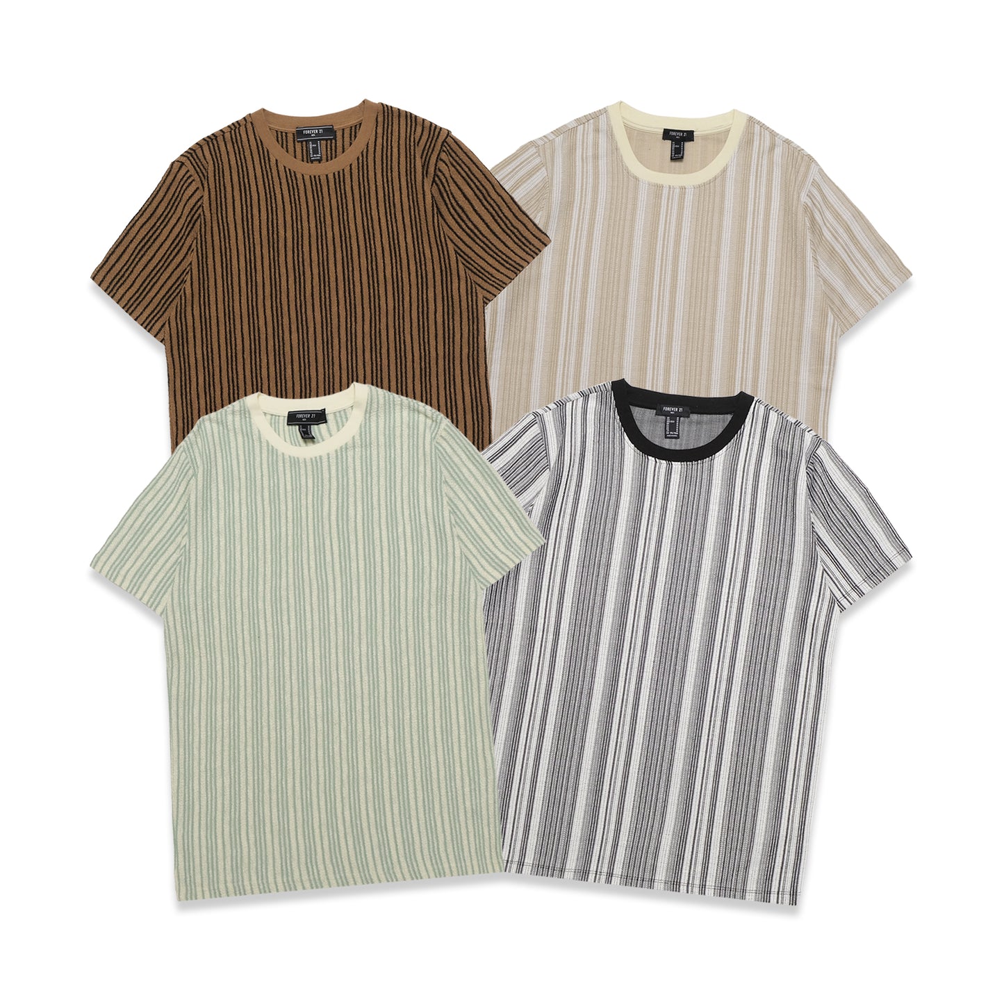 Forever21 Casual Stripe Knit T-Shirt