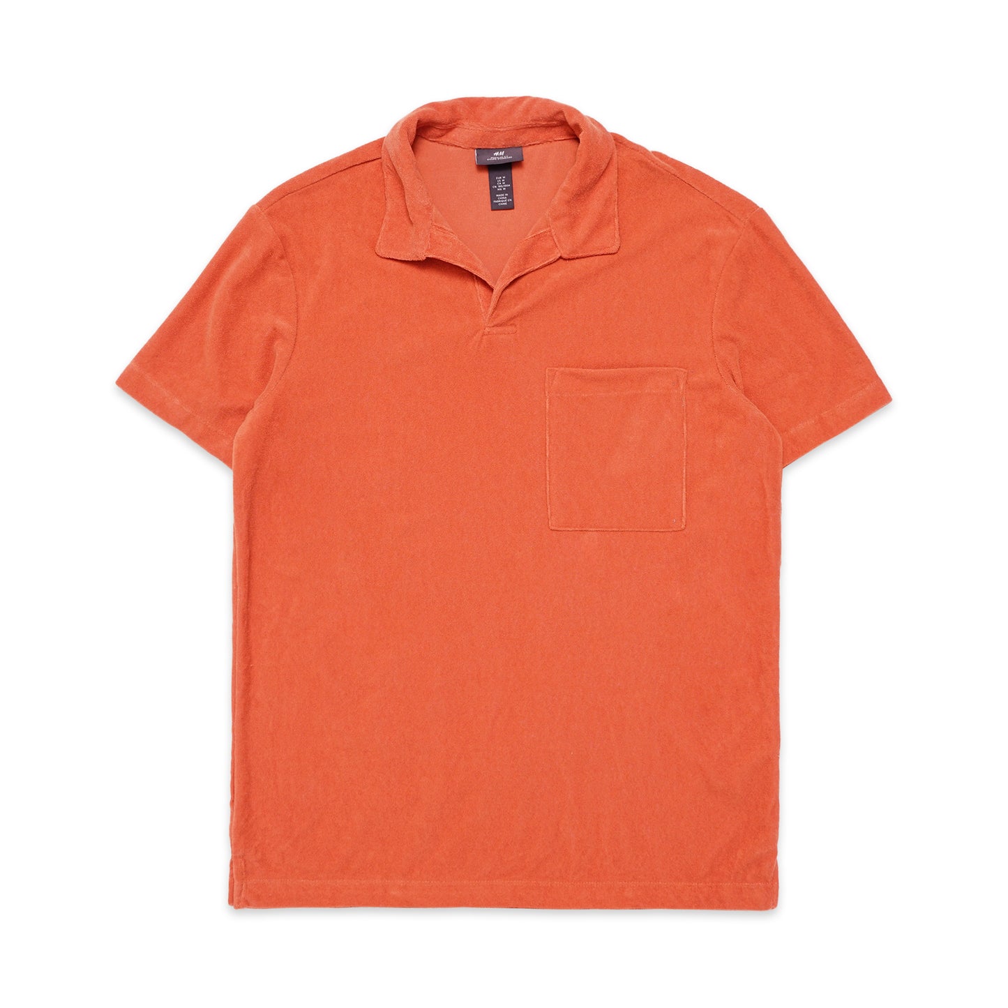 H&M Regular Fit Terry Polo Shirt