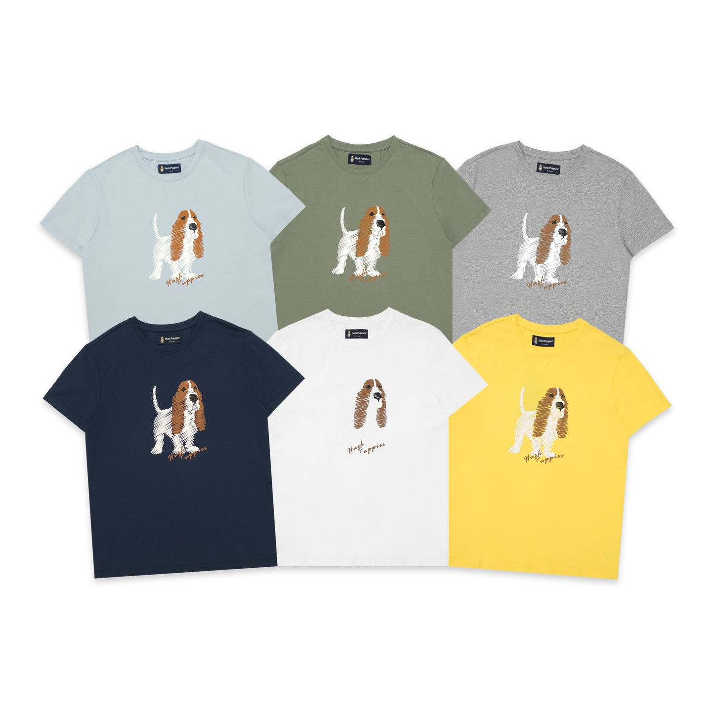 HPPS Sketch Dog Graphic T-Shirt