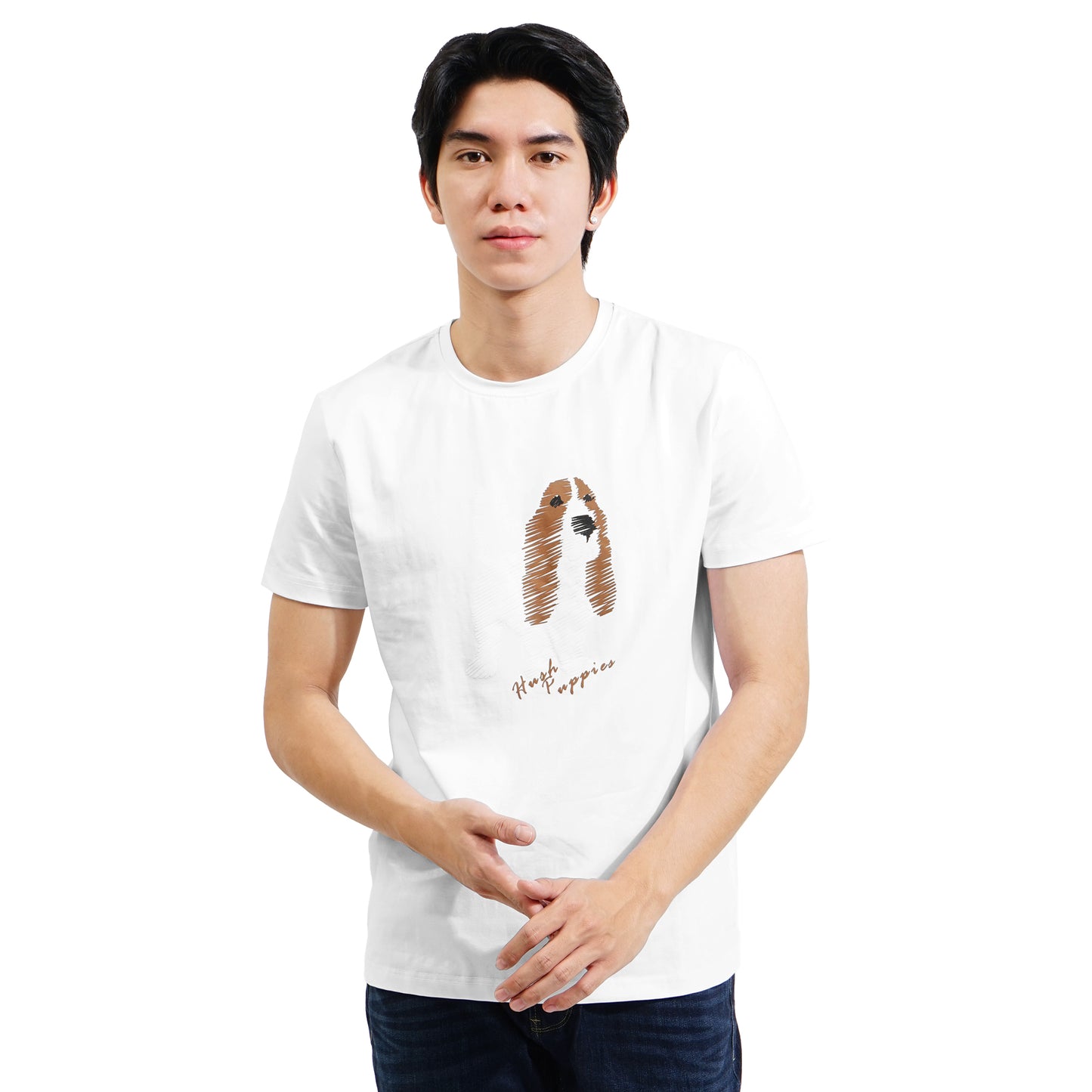 HPPS Sketch Dog Graphic T-Shirt