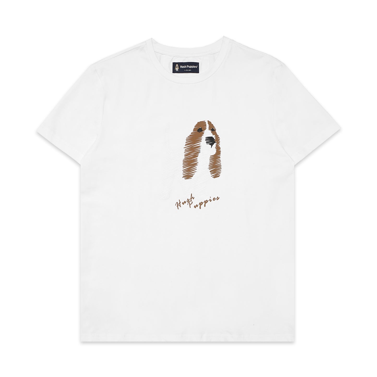 HPPS Sketch Dog Graphic T-Shirt