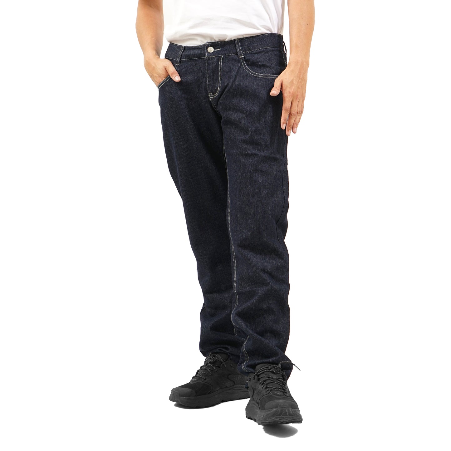 BRBRY Regular Fit Back Logo Denim Jeans