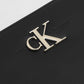 CK 3D Metal Logo Clutch Bag