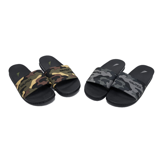 NTC Embossed Camo Pattern Slide Sandal