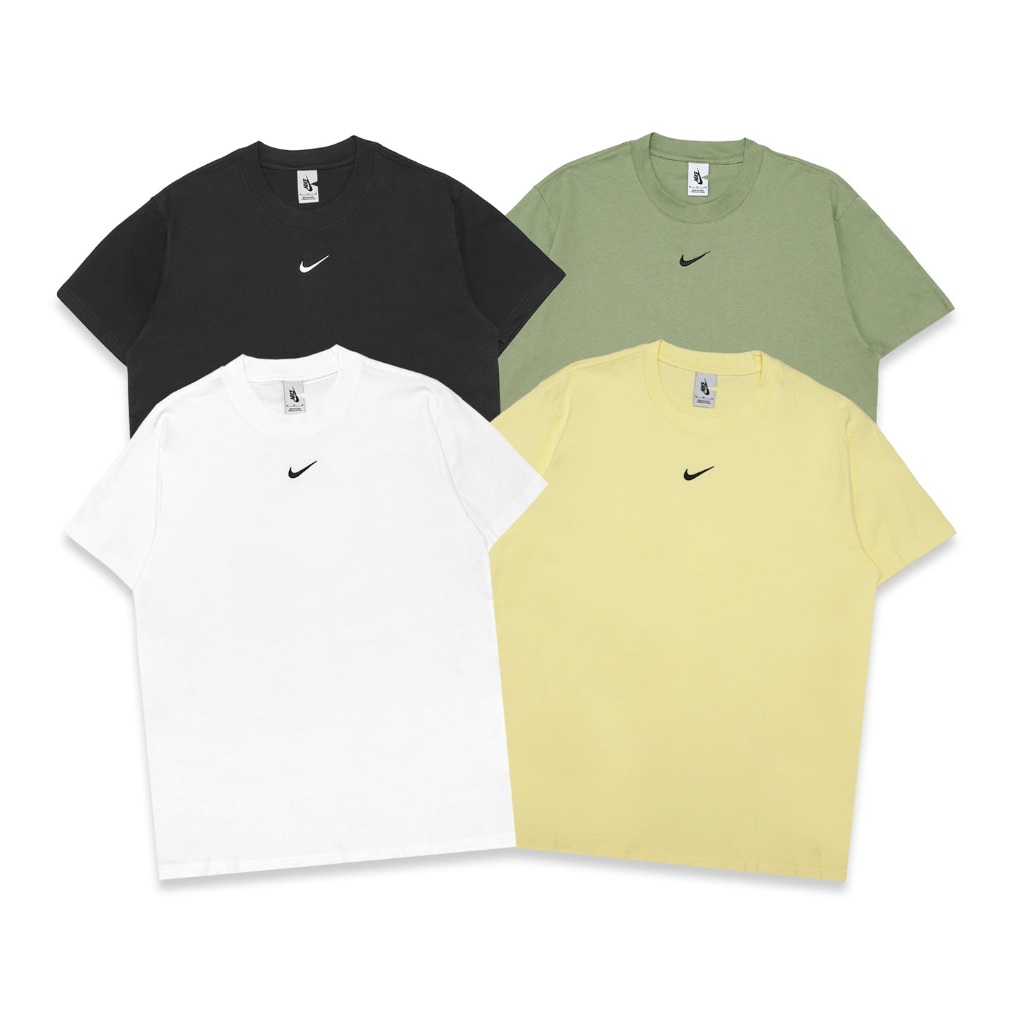 NKE Embroidery Logo Cotton T-Shirt