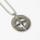 SIL Stainless Steel Logo Pendant Necklace