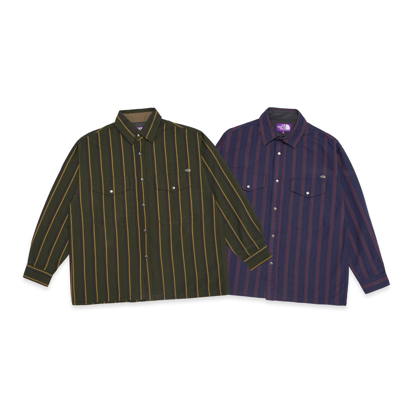 TNF Regimental Stripe Field Long Sleeve Shirt