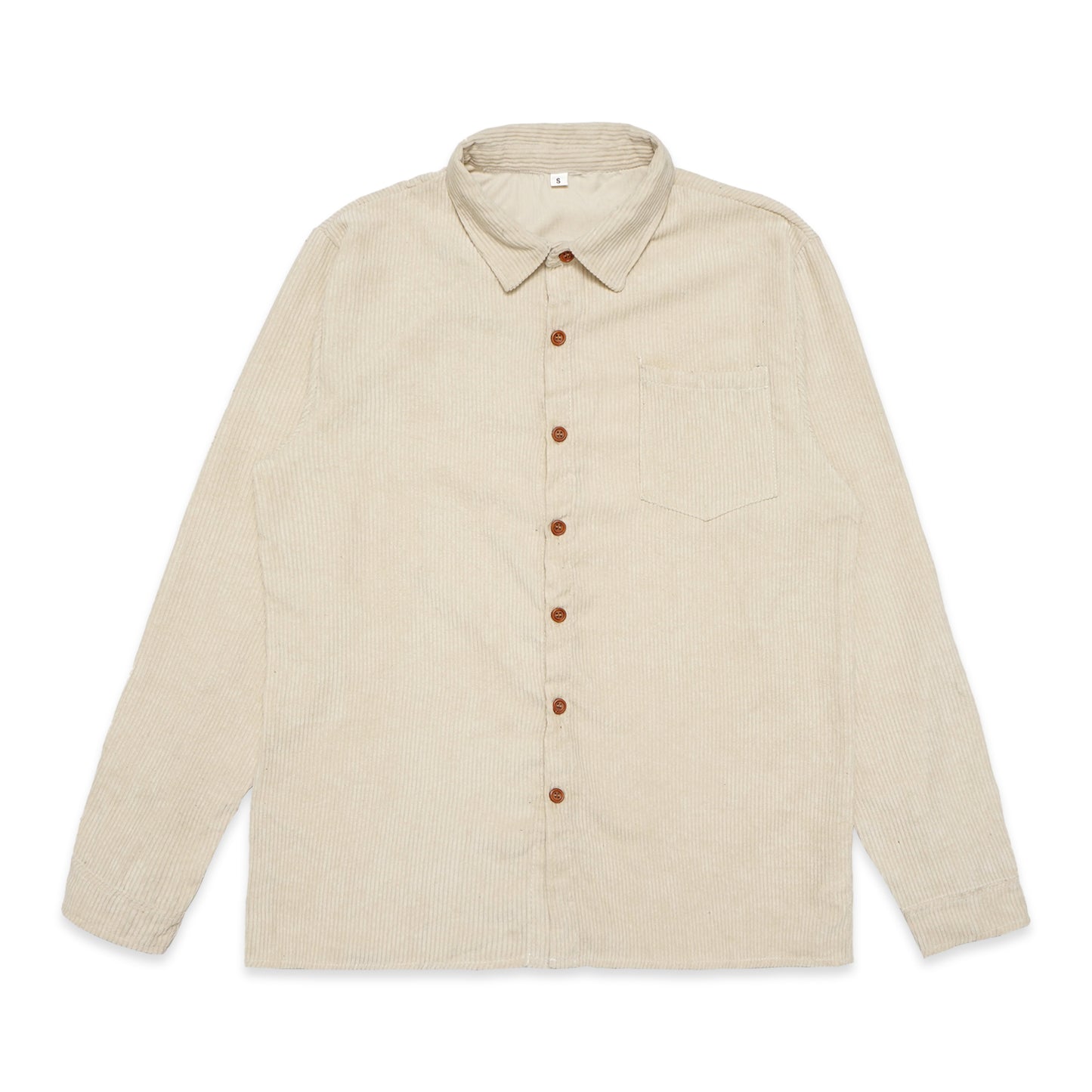 Shein Dazy Corduroy Long Sleeve Shirt