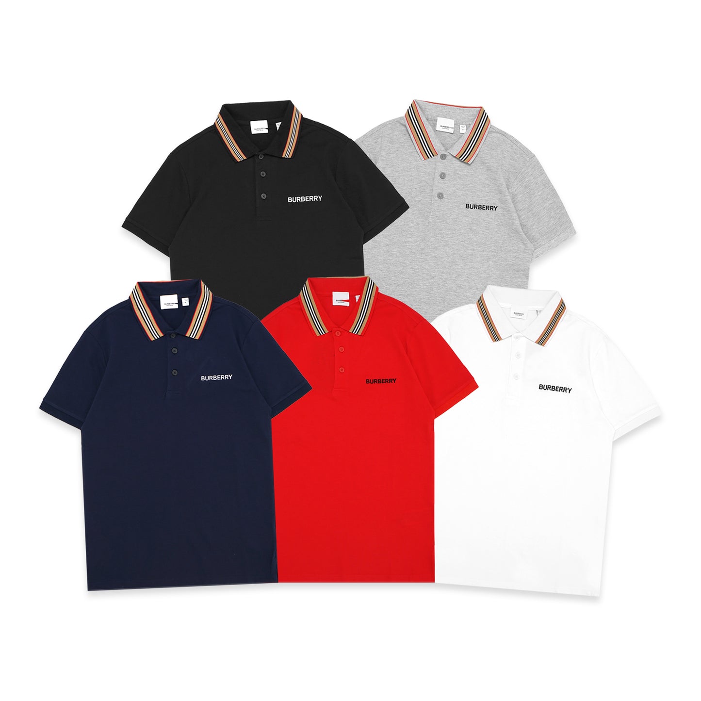 BRBRY Johnston Logo Pique Polo Shirt