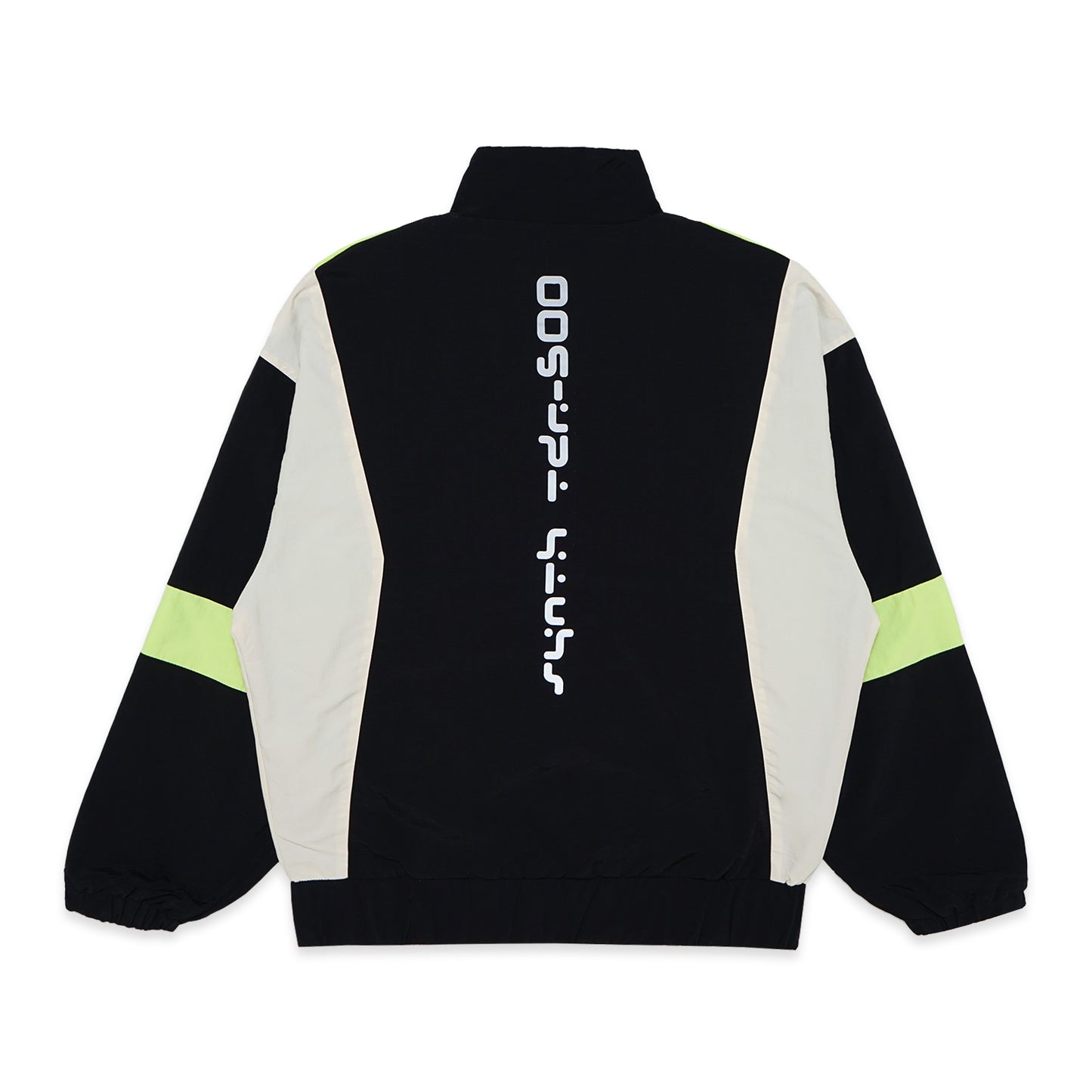 ZRA Color-Block Reflective Logo Windbreaker Jacket