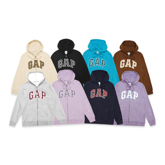 GAP Embroidered Logo Zip Hoodie