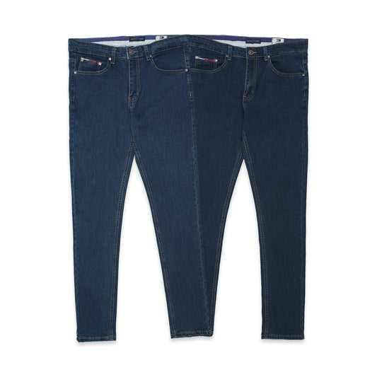 THFR Super Soft Twill Pocket Logo Washed Denim Jeans