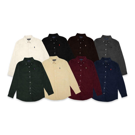 RLR Classic Fit Corduroy Long Sleeve Shirt