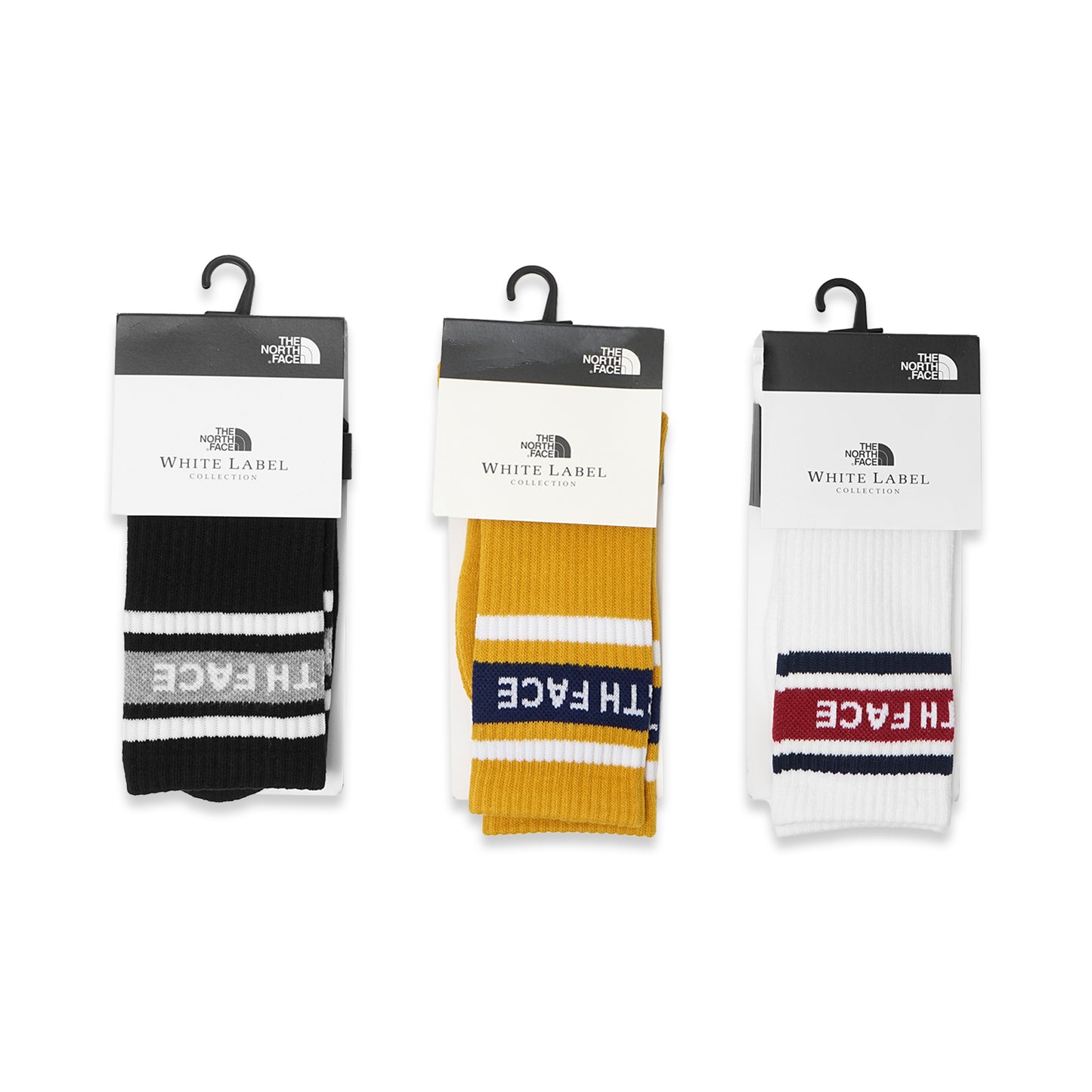 TNF White Label Seamless Mid Socks