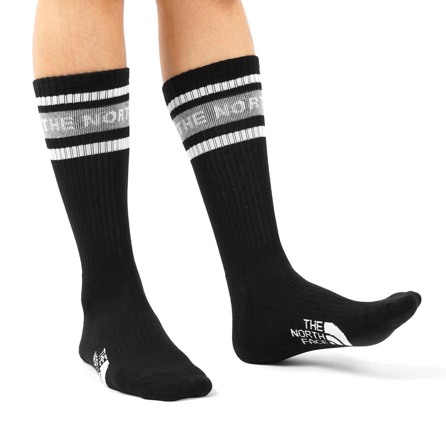 TNF White Label Seamless Mid Socks