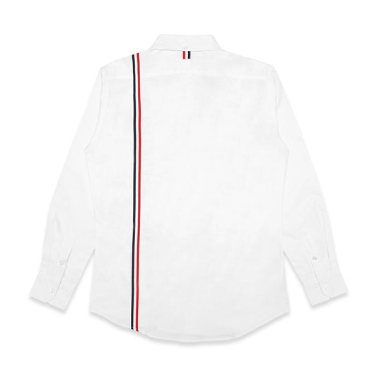 TBN Oxford Vertical Grosgrain Long Sleeve Shirt