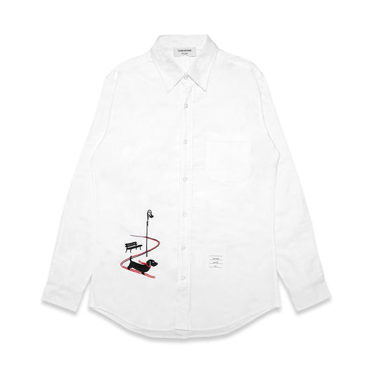 TBN Hector Embroidery Oxford Long Sleeve Shirt