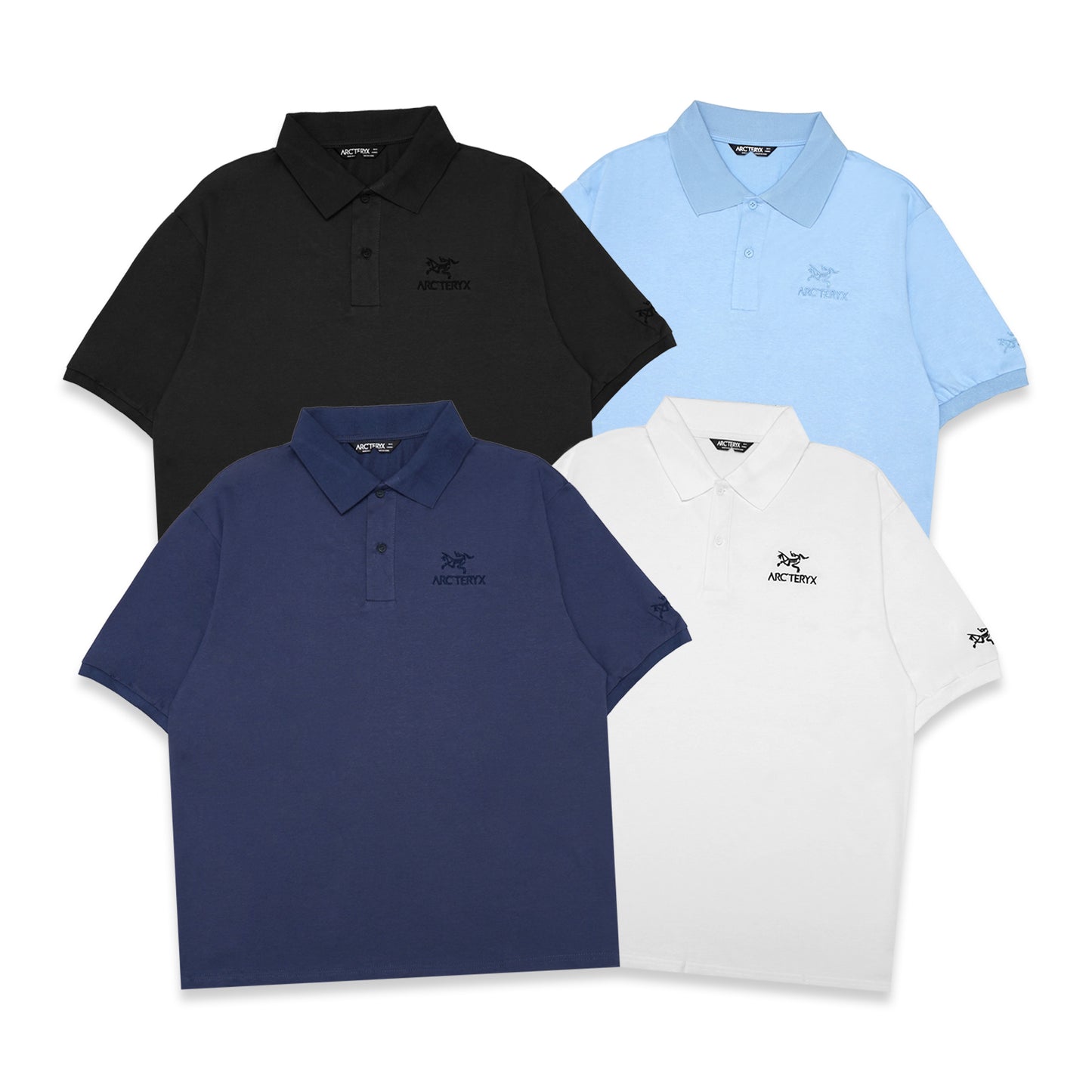 Arcteryx Tonal Embroidered Logo Polo Shirt