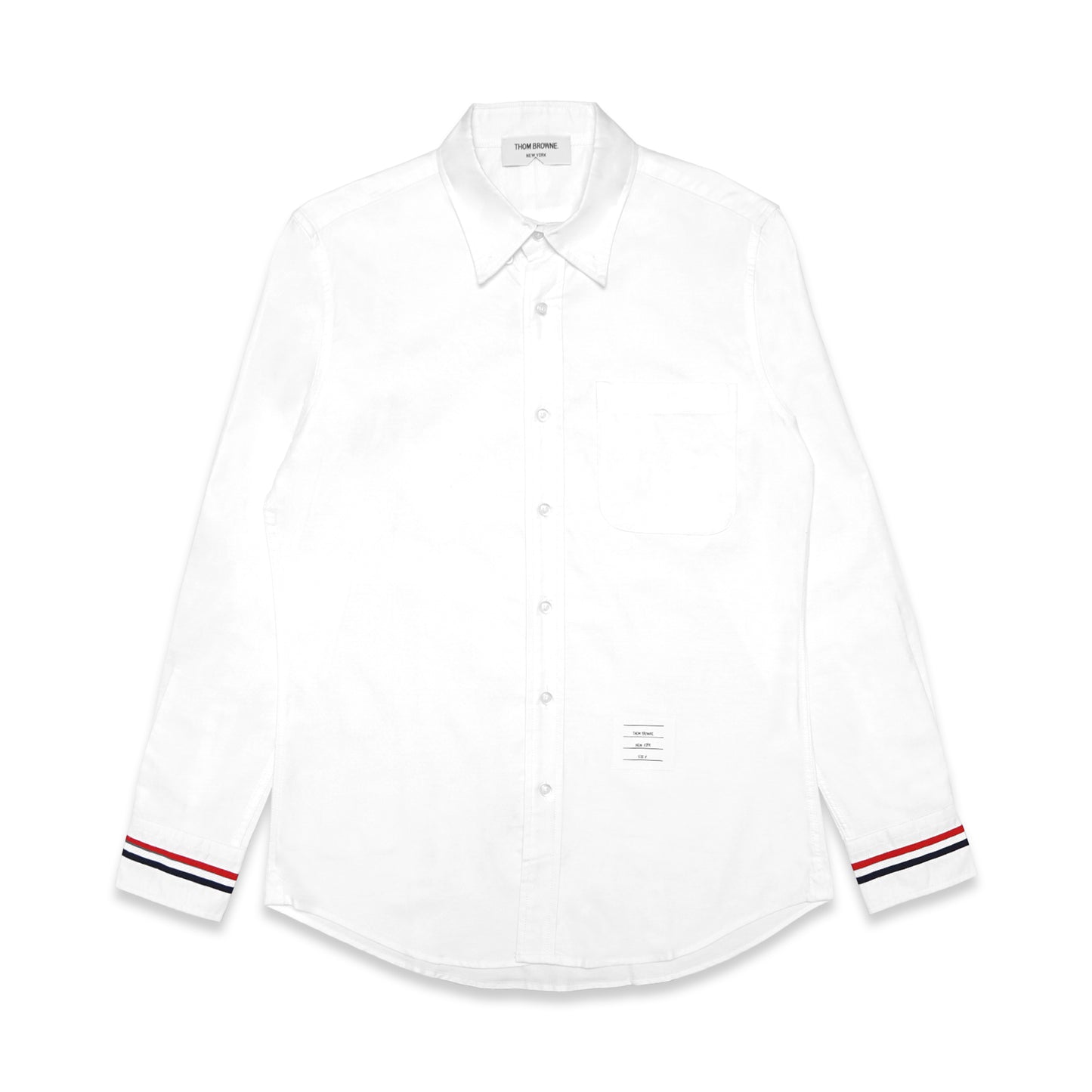 TBN Oxford Tricolor Wrist Long Sleeve Shirt