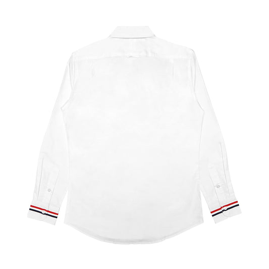 TBN Oxford Tricolor Wrist Long Sleeve Shirt