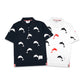 TBN Dolphin Icon Print Polo Shirt