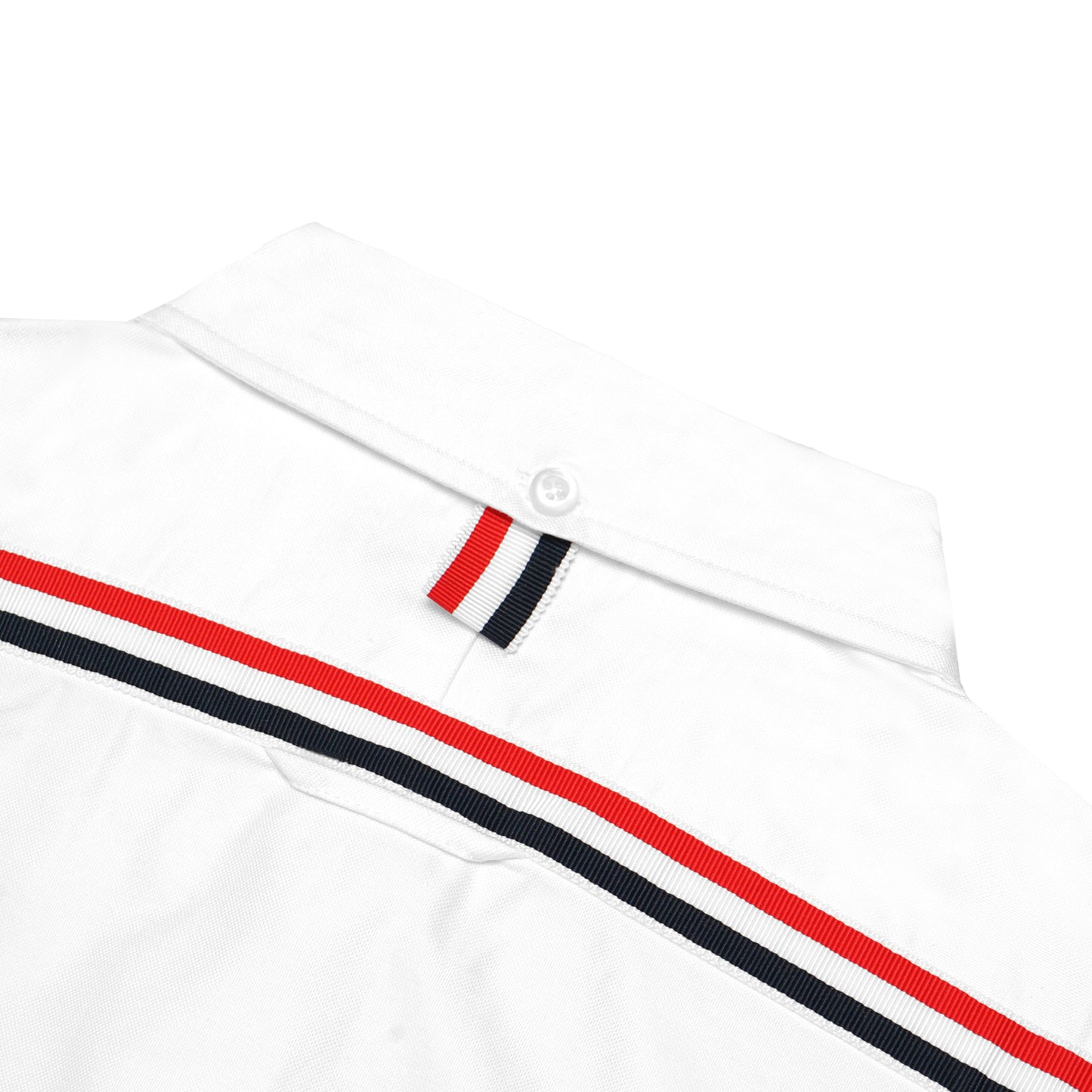 TBN Oxford Tricolor Stripes Back Long Sleeve Shirt