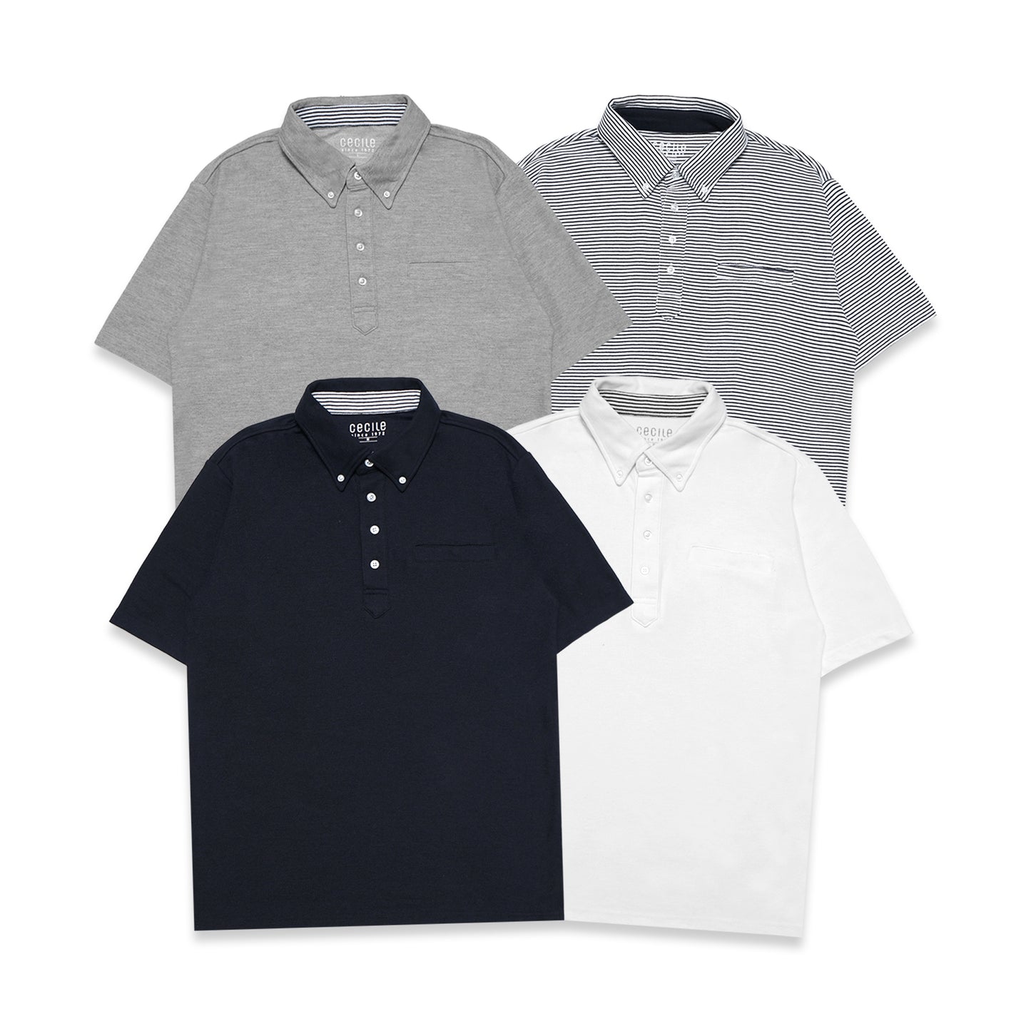 Cecile Classic Knit Polo Shirt