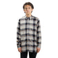 THFR Plaid Faux-Linen Regular Fit Long Sleeve Shirt